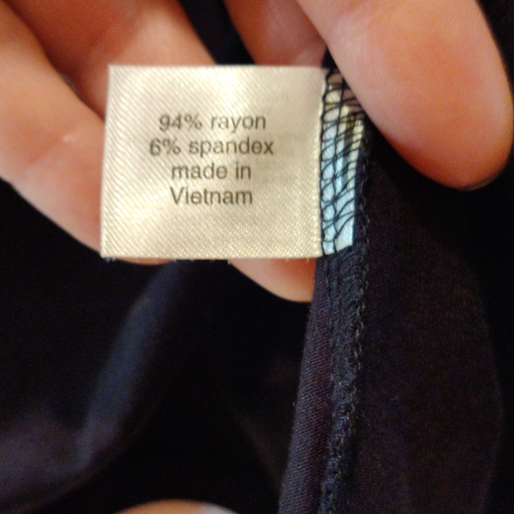 Lane Bryant Black tank top with black sequins 18/20 - Picture 4 of 5